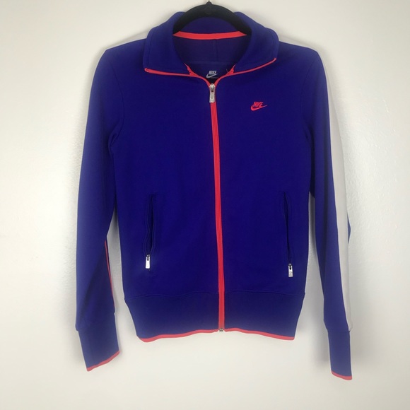 nike front zip colorblock jacket